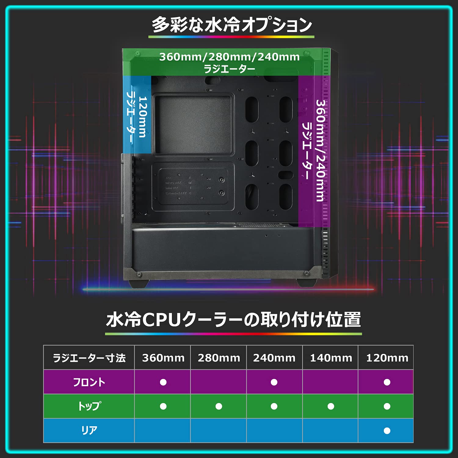 Amazon.co.jp: 【ECA-MKT50-BB-ARGB-01】ENERMAX MAKASHIⅡ MKT50